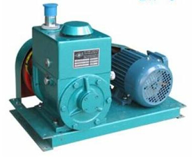 無油旋片式真空泵的工作原理